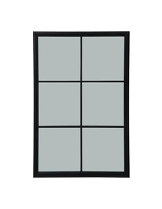 Hill Interiors Black Wood XL Window Mirror 23606