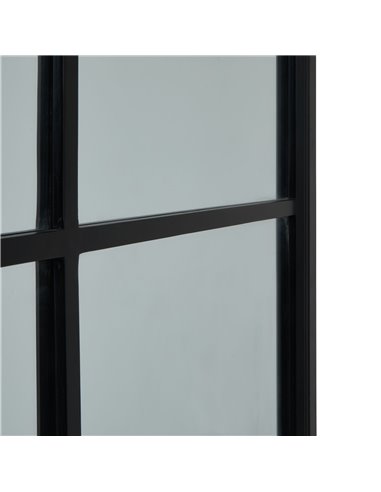 Hill Interiors Black Wood XL Window Mirror 23606