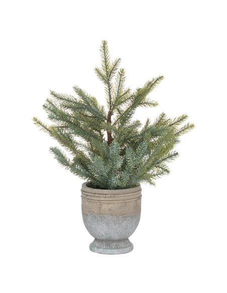 Hill Interiors Garda Pine Tree In Stone Pot 21821 - pic 113988 | FastDaddyshop