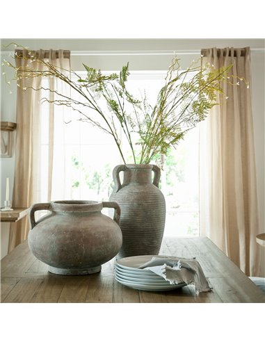 Hill Interiors Siena Large Brown Amphora Pot 23608