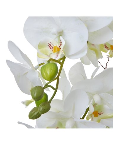 Hill Interiors Large White Orchid In Ceramic Pot 23758