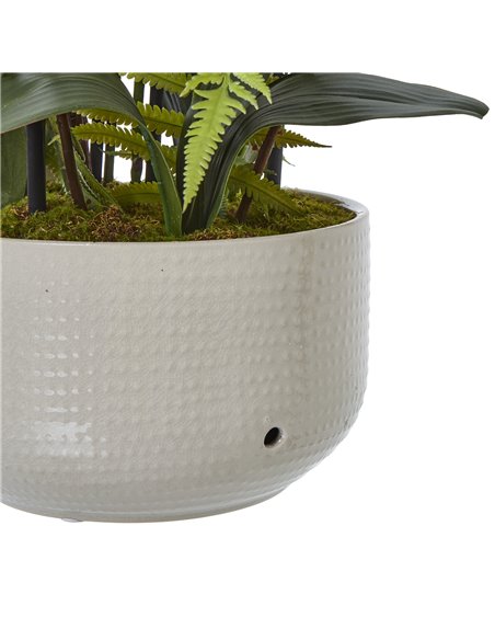 Hill Interiors Large White Orchid In Ceramic Pot 23758 - pic 114070 | FastDaddyshop