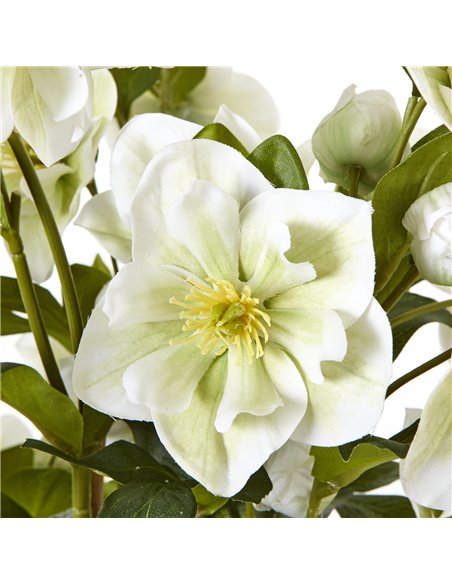 Hill Interiors Large White Hellebore In Grey Pot 23767 - pic 114087 | FastDaddyshop