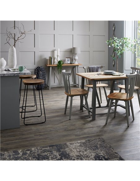 Hill Interiors Franklin Hardwood Shaped Barstool 19924 - pic 114109 | FastDaddyshop