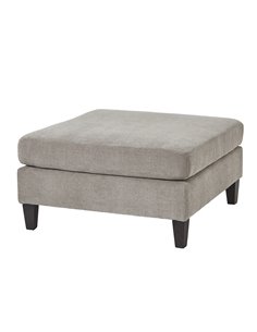 Hill Interiors Vesper Taupe Ottoman Foot Stool 23743