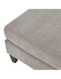 Hill Interiors Vesper Taupe Ottoman Foot Stool 23743 2