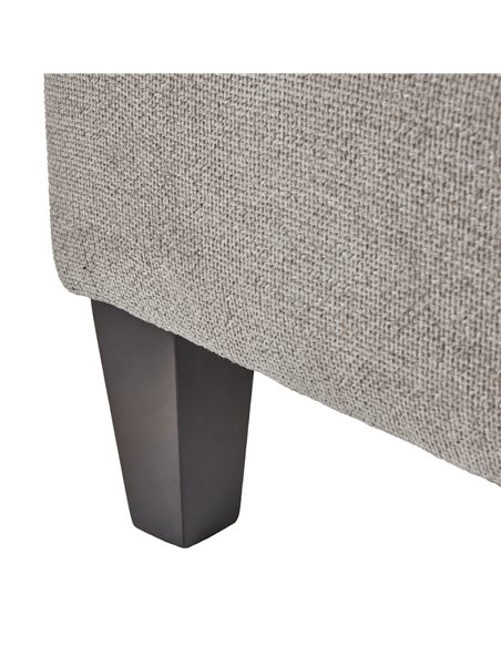 Hill Interiors Vesper Taupe Ottoman Foot Stool 23743 - pic 114117 | FastDaddyshop