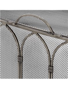Hill Interiors Gothic Antique Pewter Firescreen 17547 2