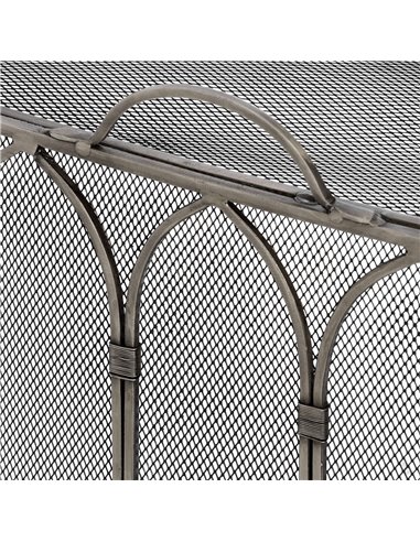 Hill Interiors Gothic Antique Pewter Firescreen 17547