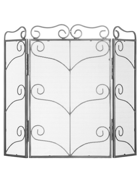 Hill Interiors Heavy Large Antique Silver Fire Screen 20061 - pic 114131 | FastDaddyshop