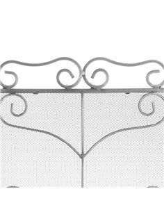 Hill Interiors Heavy Large Antique Silver Fire Screen 20061 2