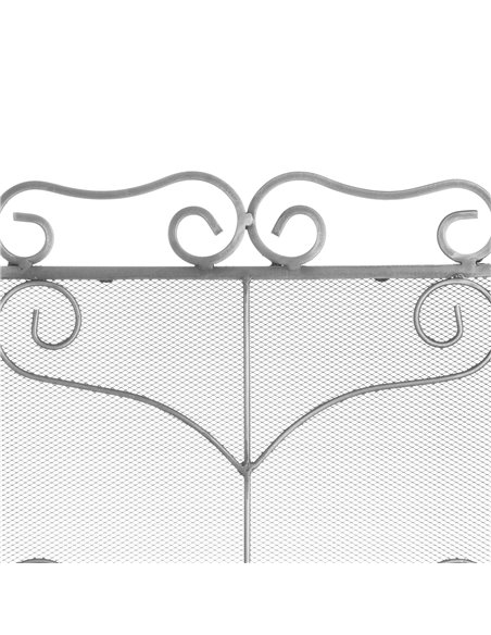 Hill Interiors Heavy Large Antique Silver Fire Screen 20061 - pic 114132 | FastDaddyshop