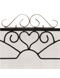 Hill Interiors Chrome Topped Three Fold Fire Screen 22508 2