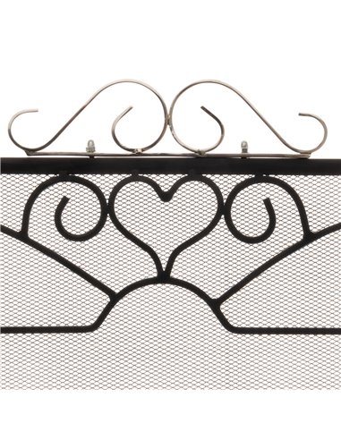 Hill Interiors Chrome Topped Three Fold Fire Screen 22508