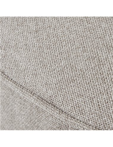 Hill Interiors Lily Swivel Ottoman In Oatmeal Twill 23736