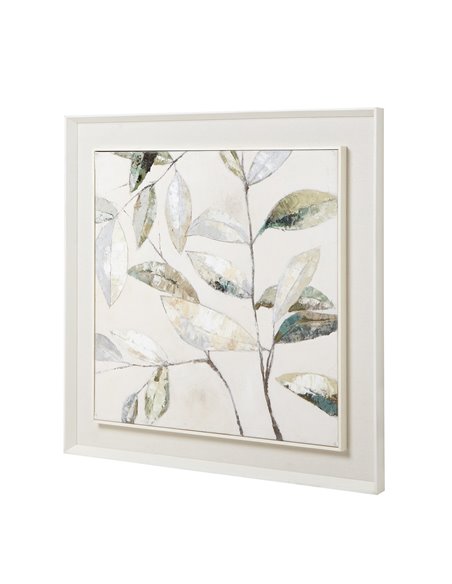 Hill Interiors Dolce Dapple Leaf Framed Painting On Canvas 23793 - pic 114146 | FastDaddyshop