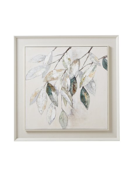 Hill Interiors Dolce Mottle Leaf Framed Painting On Canvas 23794 - pic 114150 | FastDaddyshop