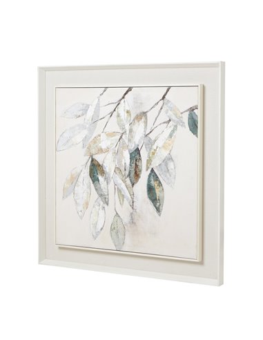 Hill Interiors Dolce Mottle Leaf Framed Painting On Canvas 23794
