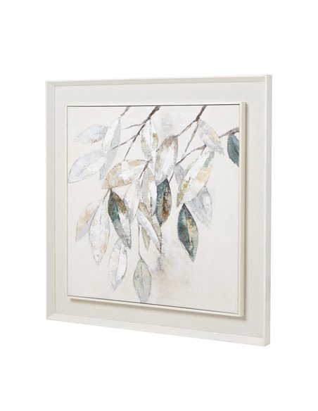 Hill Interiors Dolce Mottle Leaf Framed Painting On Canvas 23794 - pic 114151 | FastDaddyshop