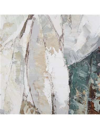 Hill Interiors Dolce Mottle Leaf Framed Painting On Canvas 23794