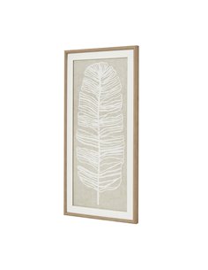 Hill Interiors Large Plume White Feather Art Mounted In Beaded Frame 23804 2