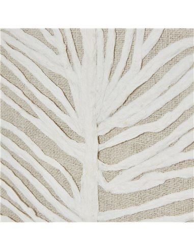 Hill Interiors Large Plume White Feather Art Mounted In Beaded Frame 23804