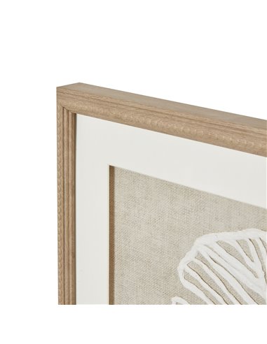 Hill Interiors Large Plume White Feather Art Mounted In Beaded Frame 23804