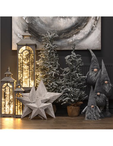 Hill Interiors Set Of Three Wooden Lanterns With Archway Design 17461