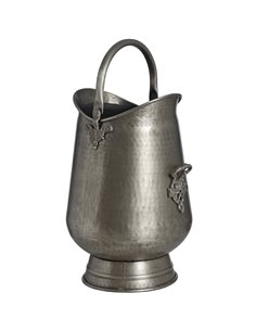 Hill Interiors Antique Pewter Coal Bucket 17535