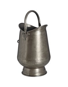 Hill Interiors Antique Pewter Coal Bucket 17535 2