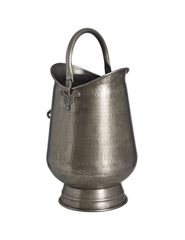 Hill Interiors Antique Pewter Coal Bucket 17535