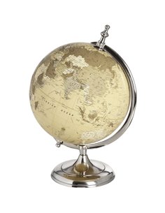 Hill Interiors Chrome Desktop Globe 17548 2