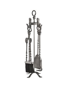 Hill Interiors Hand Turned Loop Top Companion Set 18169