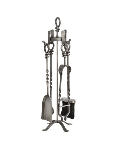Hill Interiors Hand Turned Loop Top Companion Set 18169