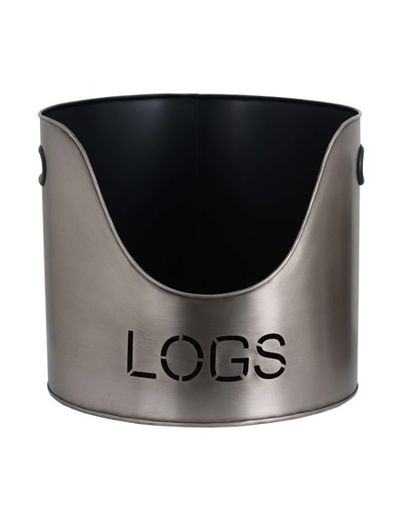 Hill Interiors Pewter Finish Logs And Kindling Buckets & Matchstick Holder 19142 - pic 114234 | FastDaddyshop