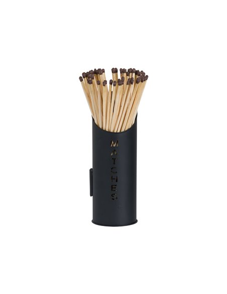 Hill Interiors Black Finish Logs And Kindling Buckets & Matchstick Holder 19143 - pic 114241 | FastDaddyshop