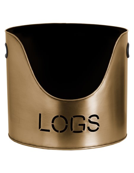 Hill Interiors Bronze Finish Logs And Kindling Buckets & Matchstick Holder 20050 - pic 114255 | FastDaddyshop