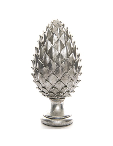Hill Interiors Tall Large Silver Pinecone Finial 21729 - pic 114271 | FastDaddyshop