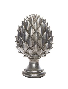 Hill Interiors Large Silver Pinecone Finial 21733
