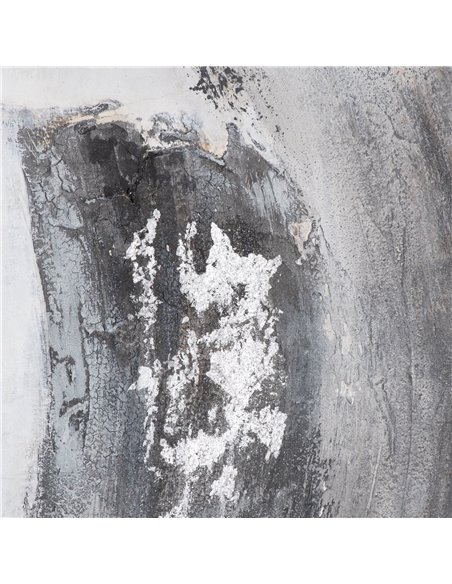 Hill Interiors Galaxy Silver And Grey Hand Painted Canvas 21795 - pic 114277 | FastDaddyshop