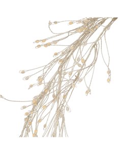 Hill Interiors 2.75m\9ft Plug-In LED 8 Sequence Warm White Cluster String 22047 2