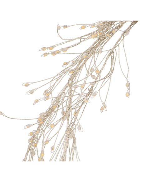 Hill Interiors 2.75m\9ft Plug-In LED 8 Sequence Warm White Cluster String 22047 - pic 114281 | FastDaddyshop