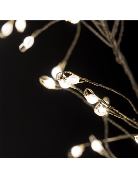Hill Interiors 2.75m\9ft Plug-In LED 8 Sequence Warm White Cluster String 22047 - pic 114282 | FastDaddyshop