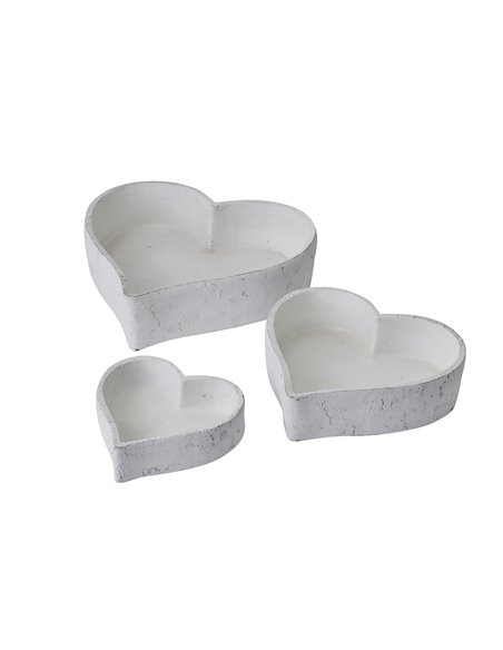 Hill Interiors Set Of Three Large Matt White Ceramic Dishes 22251 - pic 114292 | FastDaddyshop