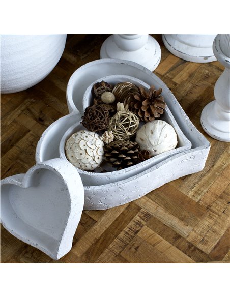 Hill Interiors Set Of Three Large Matt White Ceramic Dishes 22251 - pic 114295 | FastDaddyshop