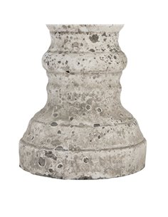 Hill Interiors Large Stone Ceramic Column Candle Holder 22258 2