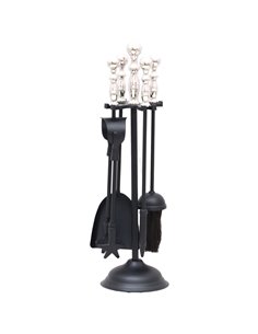 Hill Interiors Chrome Handled Dutchess Companion Set 22502