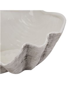 Hill Interiors Large Ceramic Adele Shell Bowl 22702 2