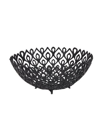Hill Interiors Black Cast Large Lattice Bowl 22864 - pic 114336 | FastDaddyshop