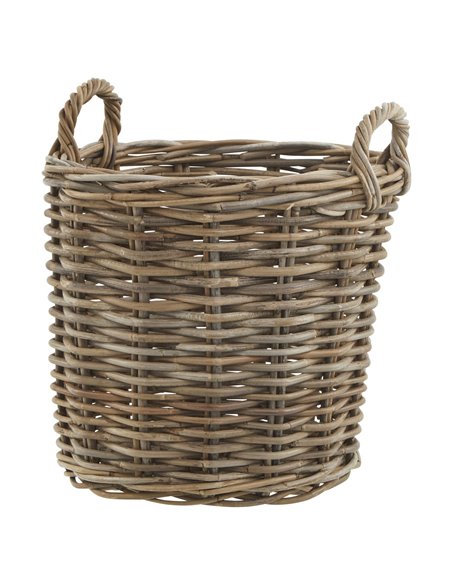 Hill Interiors Set of 3 Kubu Rattan Round Storage Baskets 22928 - pic 114341 | FastDaddyshop